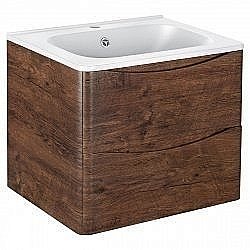Тумба под раковину Paola 60 Темное дерево купить в интернет-магазине сантехники Sanbest