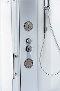 Душевая кабина с гидромассажем Taliente TA-99CW 90х90 стекло прозрачное купить в интернет-магазине Sanbest