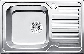 Мойка кухонная Kaiser KSS-7850 хром купить в интернет-магазине сантехники Sanbest