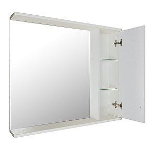 Зеркало со шкафом Loranto Janet CS00049713 80 ольха купить в интернет-магазине сантехники Sanbest