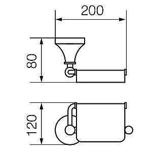 Держатель туалетной бумаги Veragio Gialetta VR.GIL-6481.CR купить в интернет-магазине сантехники Sanbest