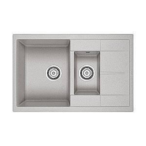 Мойка кухонная Paulmark Feste PM237850-GR Серая купить в интернет-магазине сантехники Sanbest