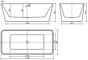 Акриловая ванна Sancos Dama 170х80 FB05 белая купить в интернет-магазине Sanbest