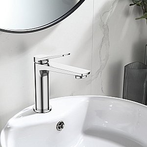 Смеситель для раковины BelBagno UNIQUE-LVM-CRM-W0 хром купить в интернет-магазине сантехники Sanbest