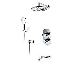 Душевая система WasserKRAFT Berkel 4800 A174819 Thermo купить в интернет-магазине сантехники Sanbest