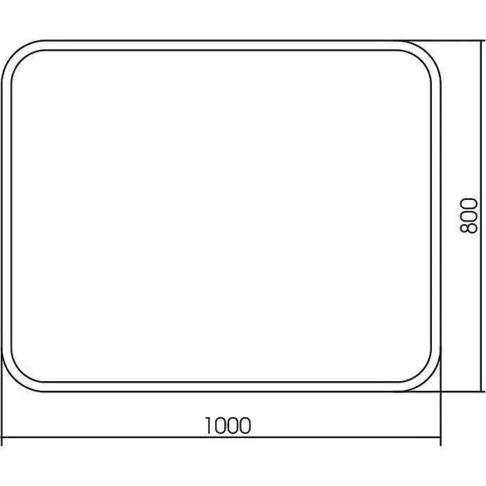 Зеркало Mixline Стив 547319 100 в ванную от интернет-магазине сантехники Sanbest