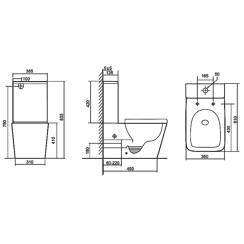 Инсталляция для унитаза Azario AZ-8010-1000 купить в интернет-магазине сантехники Sanbest