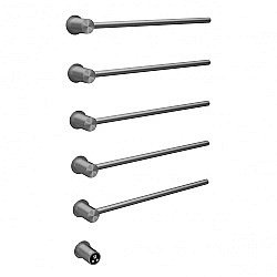 Полотенцесушитель электрический ABBER Charme AH4005BST сталь брашированная купить в интернет-магазине сантехники Sanbest