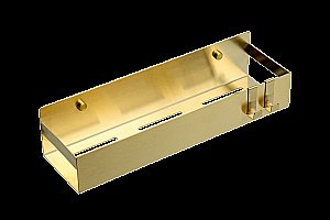 Полка с двумя крючками Boheme Q MATT GOLD 10965-MG золото матовое купить в интернет-магазине сантехники Sanbest