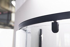 Душевой уголок Esbano ESD-7015B ESUGD7015B 90x90 стекло прозрачное/профиль черный матовый купить в интернет-магазине Sanbest