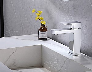 Смеситель для раковины ABBER Daheim AF8210 хром купить в интернет-магазине сантехники Sanbest