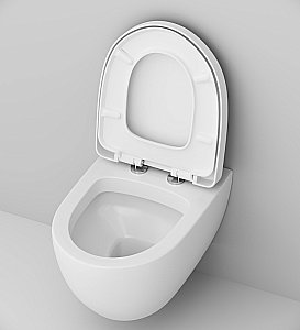 Унитаз подвесной AM.PM Awe C111738SC белый купить в интернет-магазине Sanbest