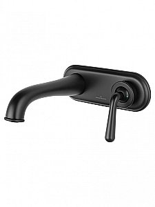 Смеситель для раковины встраиваемый WONZON & WOGHAND STEAM, Черный матовый (WW-88869008-MB) купить в интернет-магазине сантехники Sanbest