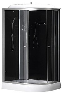 Душевая кабина Loranto CS-66121 G 120х80 прозрачное стекло/профиль хром купить в интернет-магазине Sanbest