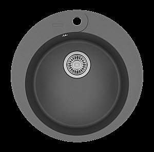 Кухонная мойка Misty Artemida 51 ART-51-04 серый шелк купить в интернет-магазине сантехники Sanbest