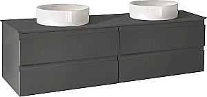 Тумба с раковиной и столешницей Jacob Delafon Madeleine 120 серый матовый для ванной в интернет-магазине Sanbest