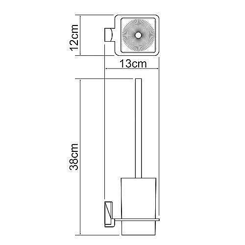 Ершик подвесной WasserKRAFT Leine K-5027WHITE купить в интернет-магазине сантехники Sanbest