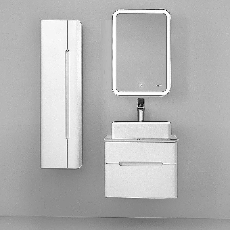 Тумба с раковиной Jorno Bosko 60 белая для ванной в интернет-магазине Sanbest