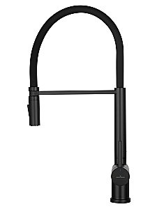 Смеситель для кухни с гибким изливом WONZON & WOGHAND, Черный матовый (WW-88438003-MB) купить в интернет-магазине сантехники Sanbest