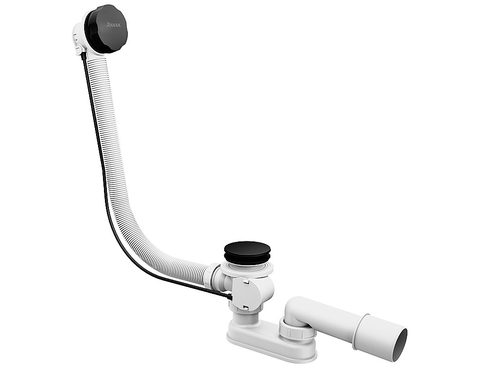 Слив-перелив Ravak X01846 черный матовый купить в интернет-магазине сантехники Sanbest