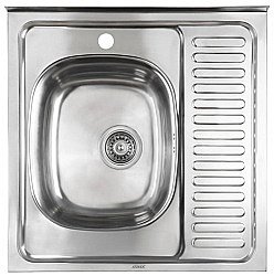 Мойка кухонная Kaiser KSS-6060 хром/левая купить в интернет-магазине сантехники Sanbest