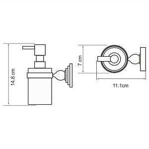 Диспенсер WasserKRAFT Diemel K-2299 купить в интернет-магазине сантехники Sanbest