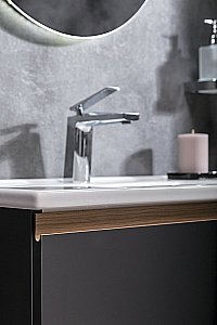 Тумба с раковиной Armadi Art Capolda 85 антрацит для ванной в интернет-магазине Sanbest