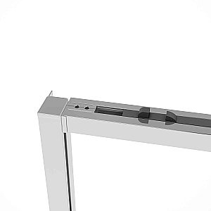 Душевая дверь Vincea Slim Soft VDS-1SS120CLBN 120 профиль брашированный никель/стекло прозрачное купить в интернет-магазине Sanbest
