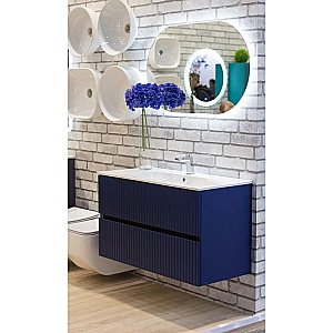 Тумба с раковиной Art&Max TORINO 80 сапфир для ванной в интернет-магазине Sanbest