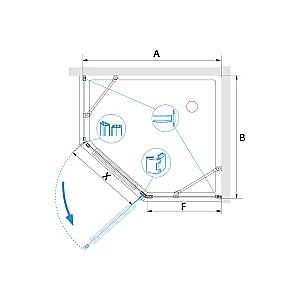 Душевая система RGW Shower Panels SP-6143-01 50140801-01 хром купить в интернет-магазине сантехники Sanbest