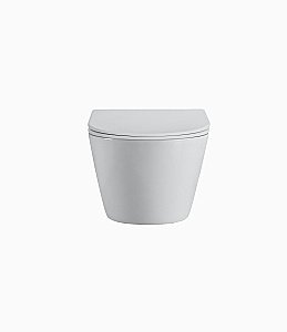 Унитаз подвесной D&K Rhein.Bach DT1476516 белый, безободковый, с крышкой микролифт, слив торнадо купить в интернет-магазине Sanbest