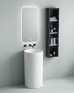 Раковина напольная SantiLine 45 SL-4014 белая купить в интернет-магазине Sanbest