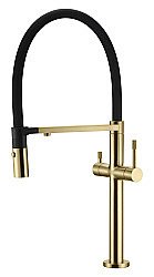 Смеситель для кухни Boheme Uno 115-MG золото матовое купить в интернет-магазине сантехники Sanbest