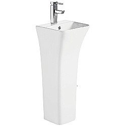 Раковина WeltWasser WW Leerbach 3434 GL-WT 10000013331 белая купить в интернет-магазине Sanbest