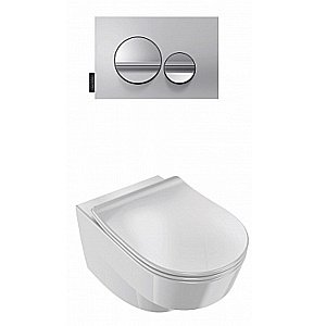 Унитаз подвесной Jacob Delafon ODEON RIVE GAUCHE E21745RU-00 безободковый, с крышкой микролифт, с инсталляцией купить в интернет-магазине Sanbest