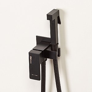 Гигиенический душ WasserKRAFT Abens 2000 A71638 черный Soft-touch купить в интернет-магазине сантехники Sanbest