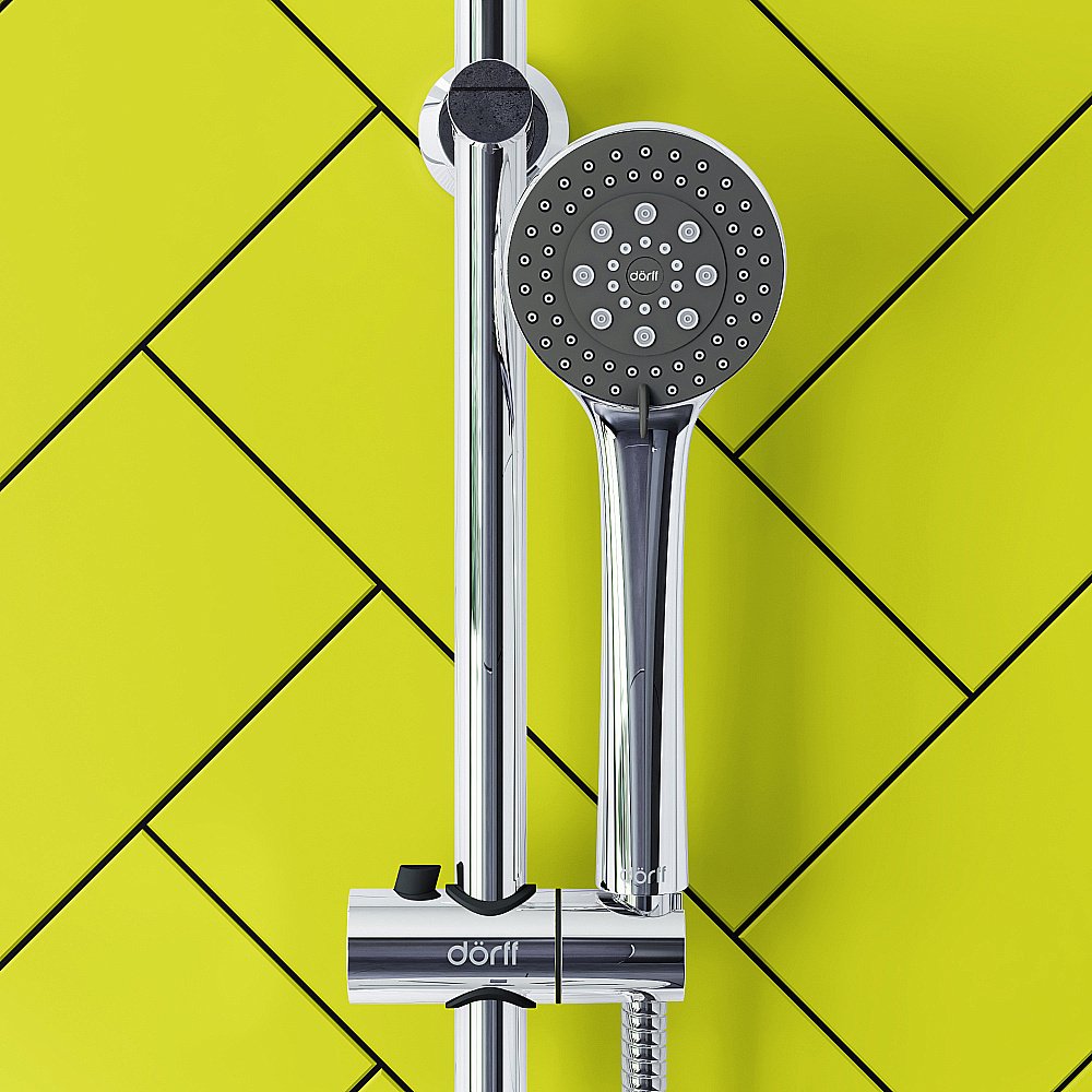 Душевой гарнитур Dorff Norma D0101000 хром купить в интернет-магазине сантехники Sanbest