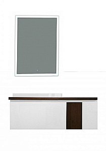 Тумба с раковиной Эстет Malibu 140 для ванной в интернет-магазине Sanbest