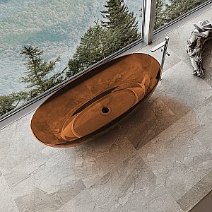 Ванна прозрачная Vincea VBT-6T01BR 170x75 янтарь прозрачный купить в интернет-магазине Sanbest