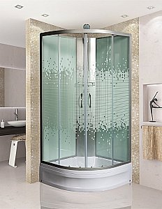 Душевая кабина Мономах С МЗ 24 90x90 без крыши купить в интернет-магазине Sanbest