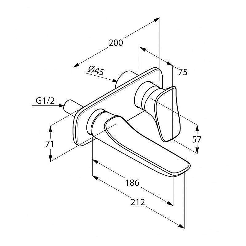 Смеситель для раковины Kludi Ambienta 532440575 купить в интернет-магазине сантехники Sanbest
