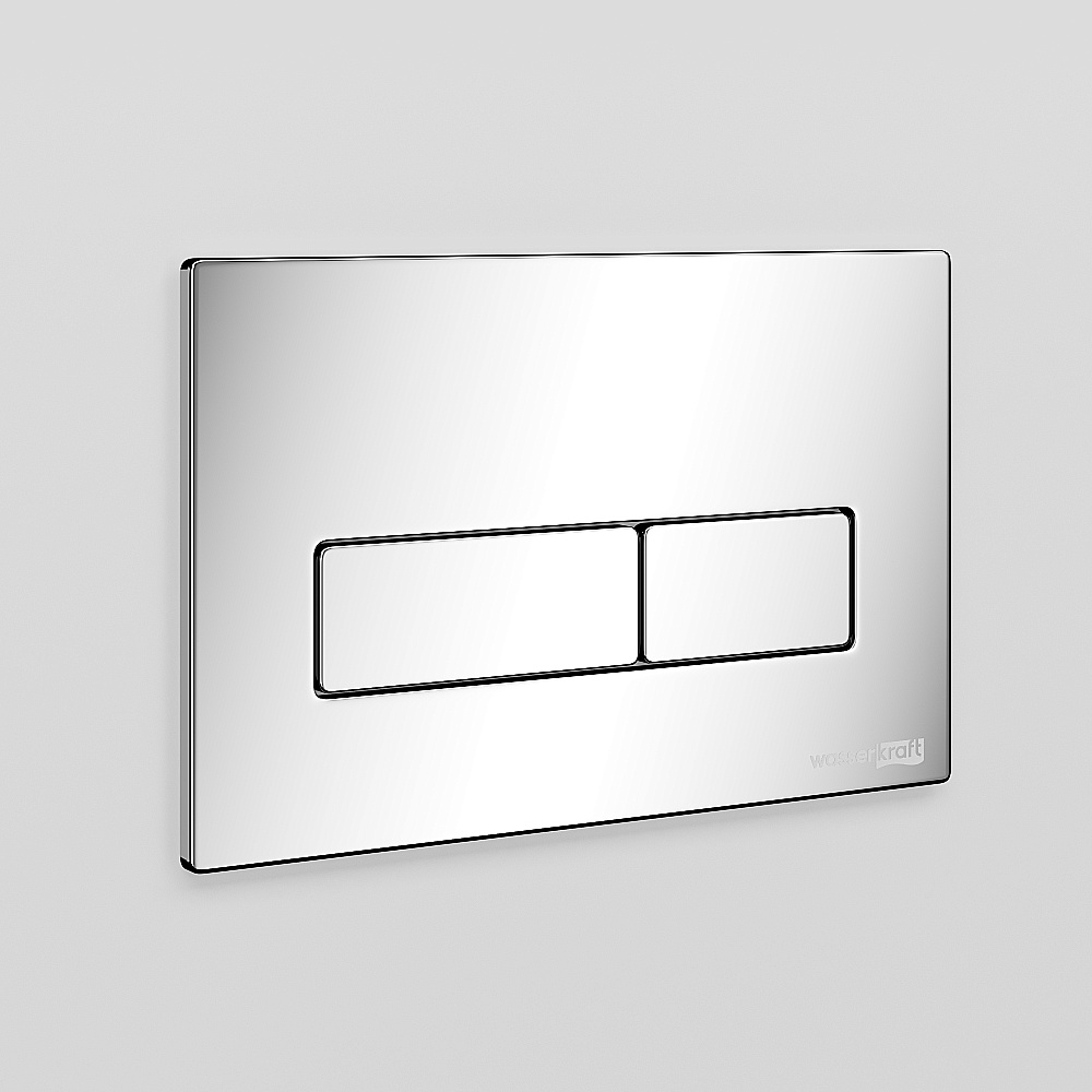 Кнопка для инсталяции WasserKraft CH03 хром купить в интернет-магазине сантехники Sanbest