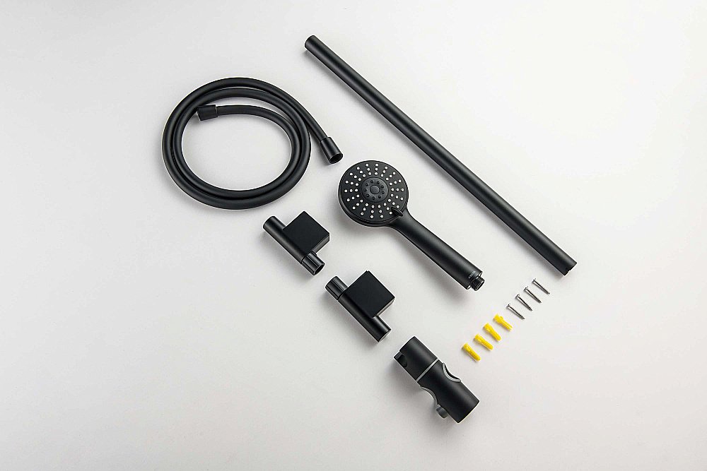 Душевой гарнитур Aquatek Бетта AQ2017MB черный матовый купить в интернет-магазине сантехники Sanbest