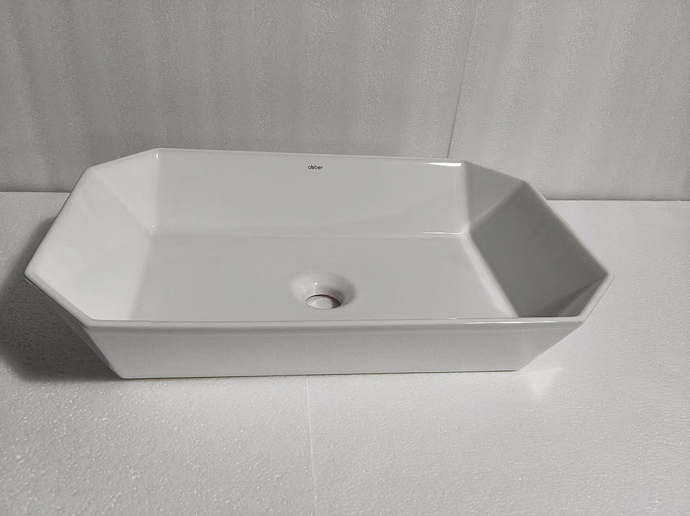 Раковина Abber Rechteck 61 AC2223 белая купить в интернет-магазине Sanbest