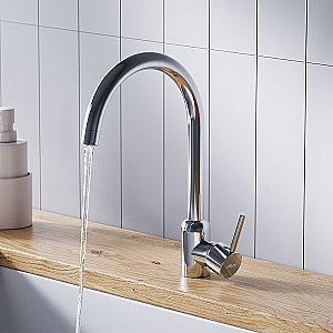 Смеситель для кухни Dorff Logic D3007000 хром купить в интернет-магазине сантехники Sanbest