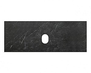 Столешница BelBagno KEP-120-MNO-W0 черный матовый мрамор для ванной в интернет-магазине сантехники Sanbest