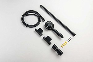 Душевой гарнитур Aquatek Бетта AQ2017MB черный матовый купить в интернет-магазине сантехники Sanbest