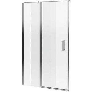 Душевая дверь Excellent Mazo 140 KAEX.3025.1D.0650.LP+KAEX.3025.1S.1400.LP стекло прозрачное/профиль хром купить в интернет-магазине Sanbest