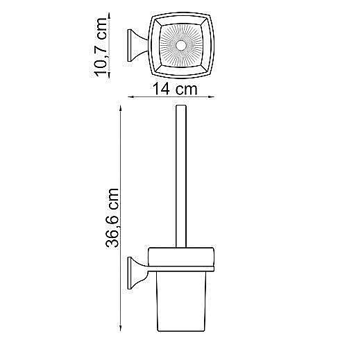 Ершик подвесной WasserKRAFT Wern K-2527 купить в интернет-магазине сантехники Sanbest