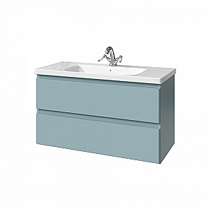 Тумба с раковиной Caprigo Forte 100 два ящика, цвет на выбор для ванной в интернет-магазине Sanbest